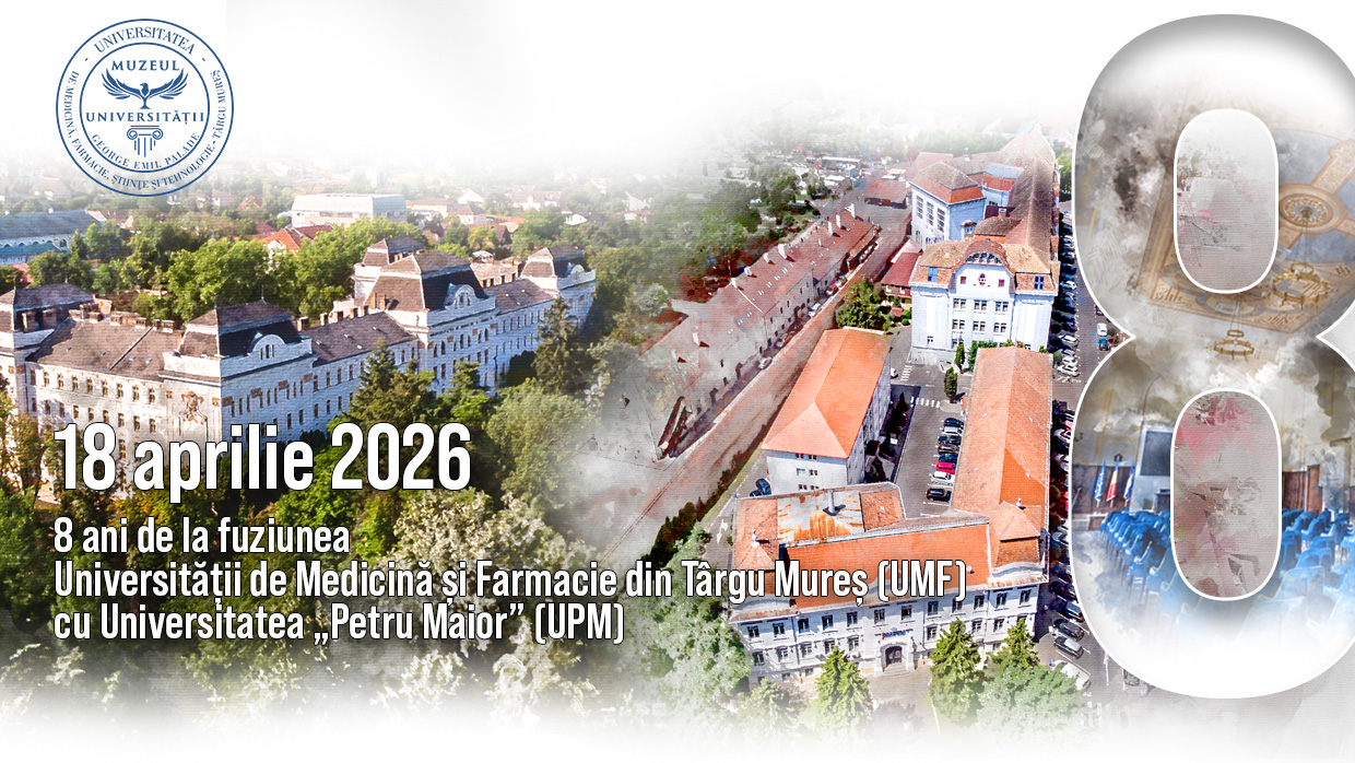 18 aprilie 2026 – 8 ani de la fuziunea dintre Universitatea de Medicină și Farmacie și Universitatea „Petru Maior”. Ziua Universității, marcată printr-un tur ghidat aniversar